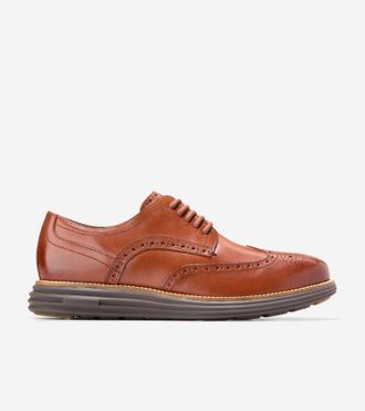 Cole Haan Mens &Oslash;riginal Grand Remastered Wingtip Oxford Shoes - Brown Size 10.5