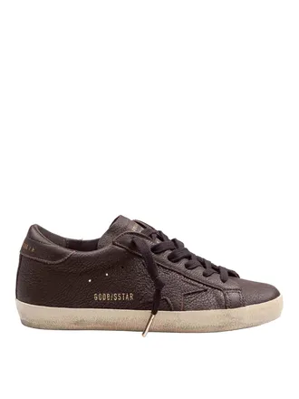 Golden Goose Super Stardark Brown Sneakers
