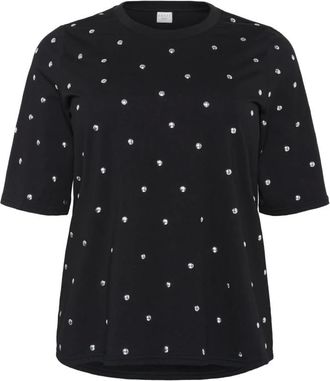 Kaffe Curve Donna, Top, Nero, S, new