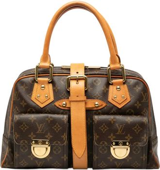 Louis Vuitton Borsa a mano Manhattan GM con monogramma 2000-2025 - Marrone