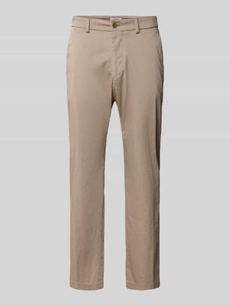 Drykorn Drykorn Straight Fit Stoffhose mit Eingrifftaschen Modell Ajend in Dunkelbraun, Gr&ouml;&szlig;e 30/32