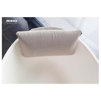 Riho Badkussen - 38x13x23cm - textiel - magazine houder - Pebble grey
