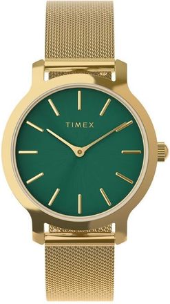 Timex Transcend Mesh Strap Watch, 31mm in Gold at Nordstrom