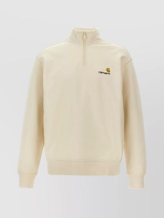 Carhartt Work in Progress ribbed cuffs and hem sweatshirt