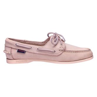 Sebago Womens/Ladies Jaqueline Nubuck Boat Shoes (Baby Pink) - Size UK 4