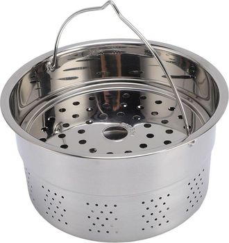 OEM 3 Cestas De Vapor Para Procesador De Alimentos Tm5 Y Tm6, Cesta De Acero Inoxidable, Cesta De Vapor Para Procesador De Alimentos Tm5 Y Tm6, Colador De