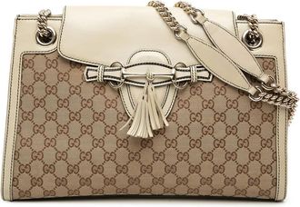 Gucci Pre-owned Gucci Large GG Canvas Emily Shoulder Bag Ladies U5A03AIY8HAUFSFR