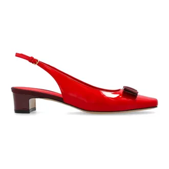 Ferragamo Pumps, female, Red, Size: 6 1/2 US Rivada High Heels