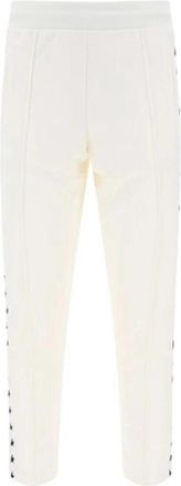 Golden Goose Sterdetail Cropped Track Broek - Heren - Sweatpants - Wit - L - Broeken
