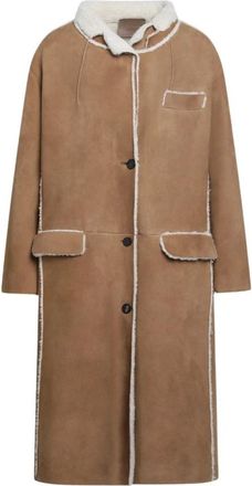 Prada Montone Jas - Dames - Mantel - Bruin - M - Jassen