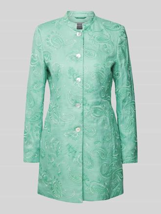 White Label Longblazer mit Stehkragen in Mint, Gr&ouml;&szlig;e 44