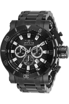 Invicta Coalition Forces 32727 Heren Horloge - Quartz Uurwerk - Roestvrij Staal met zwarte Wijzerplaat - 52mm