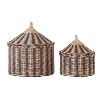 OYOY Circus Aufbewahrungskorb, nutmeg (2er-Set)