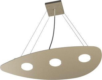 Top-Light Sospensione Moderna Shape Metallo Sabbia 3 Luci Gx53