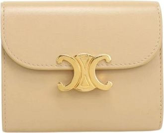 Celine Pre-owned Tri-fold Wallet - - Pre-owned - Donna - Beige - ONE SIZE