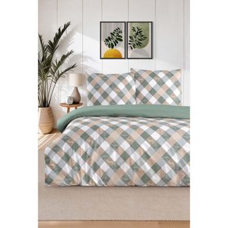 Blanc Avenue Juego de funda de edred&oacute;n 240x220 cm+ 2 FA 65x65 cm 100% algod&oacute;n