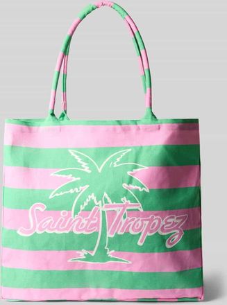 Milano Milano Italy Shopper mit Label- und Motiv-Print in Mint, Gr&ouml;&szlig;e 1