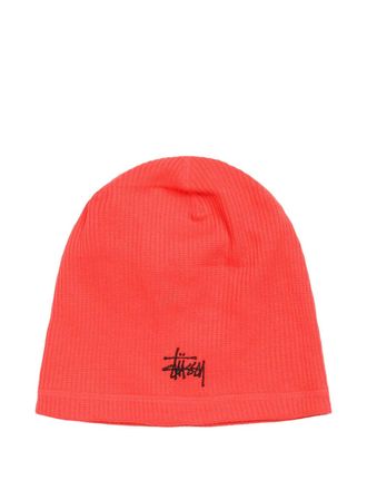 Stüssy waffle beanie hat - Rood