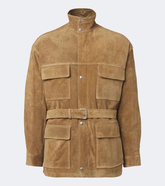 Arma Doran belted suede jacket