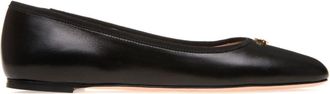 Bally studded ballet flats - women - Calf Leather/Calf Leather/Lambskin - 37.5 - Black