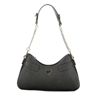 Guess Black Polyurethane Womens Womens Handbag