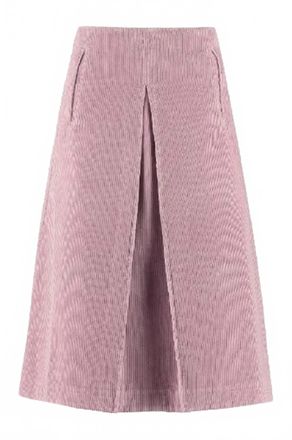 Baum Und Pferdgarten Womens Elegant Midi Skirt In Lavender