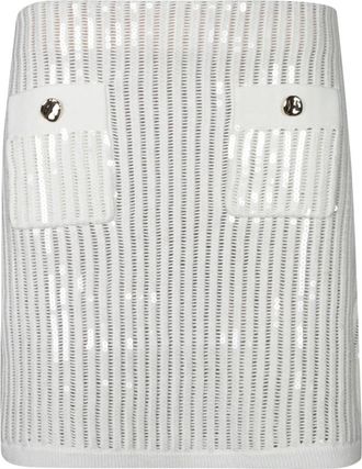 Self Portrait Mujer, Faldas, Blanco, Talla: XS