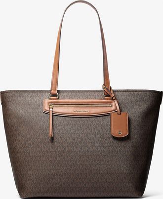 Michael Kors Jet Set Travel Extra-Large Signature Logo Tote Bag