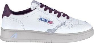 Autry Medalist Low - Dames - Sneakers - Wit - 36 EU - Leer - Schoenen