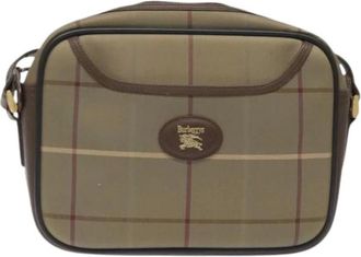 Burberry Pre-owned Cross Body Bags, female, Beige, Size: ONE SIZE Pre-owned Nova check shoulder bag