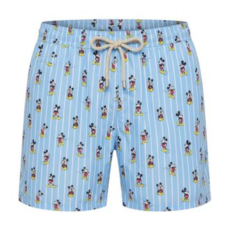 MC2 Saint Barth Beachwear, male, Blue, Size: XL Lighting Micro Fantasy Ultralight Swimsuit