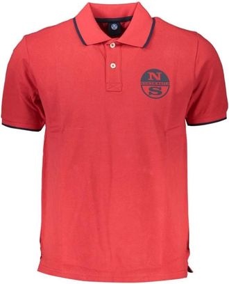 North Sails Katoenen polo shirt - Heren - Polos - Rood - S - Katoen - Tops