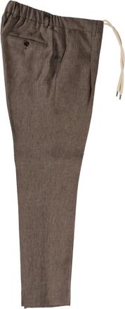 Be Able Riccardo Broek - Heren - Slim Fit Broeken - Bruin - W31 - Linnen - Broeken