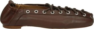 Pedro Miralles 18371 Atenea Ballerina - Dames - Veterschoenen - Bruin - 42 EU - Leer - Schoenen