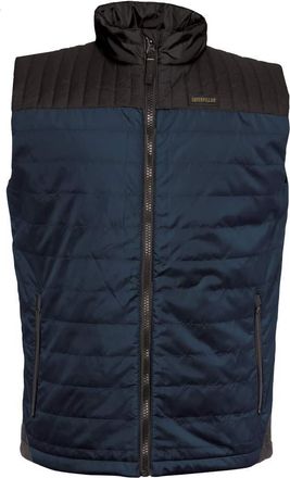 CAT Mens Squall Vest Work Utility Outerwear, Dark Marine, XXL