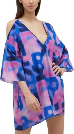 Karl Lagerfeld 230W2224 Q24 Tuniek - Dames - Korte kleedjes - Veelkleurig - M - Kleedjes