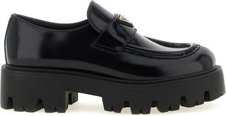 Prada Black Leather Loafers