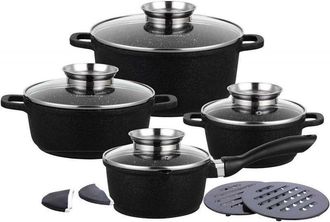 OEM Juego De Utensilios De Cocina De Granito De 12 Piezas Klausberg Kb-7360