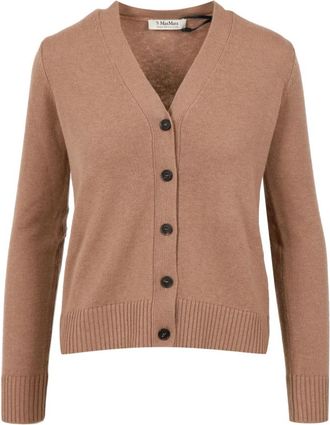 Max Mara Cardigans - Dames - Vesten - Bruin - S - Truien & Vesten