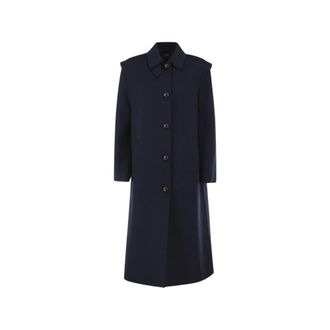 Max Mara Jassen, Dames, Blauw, M, Katoen, Wksgessati Jas