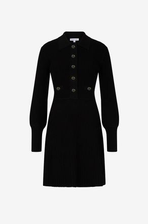 Veronica Beard Minikleid aus Rippstrick Lauper