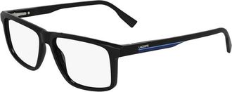 Lacoste Eyeglasses Rectangle Full Rim, Matte Green Frame And Clear Demo Lenses Lens L2959301