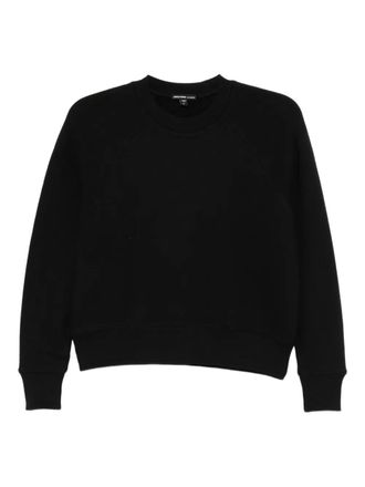 James Perse cozy fleece sweatshirt - women - Polyamide/Cotton/Elastane - 2 - White