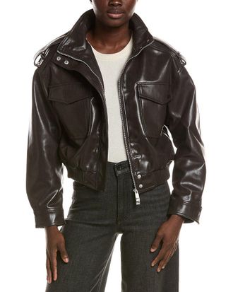 Noize Angele Vegan Leather Coat