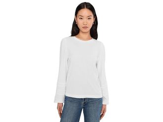 Paige Cyrano Top Womens Clothing White : MD, Cotton/Modal