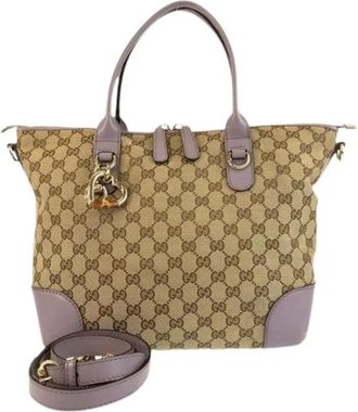 Gucci Pre-owned Handbags, female, Multicolor, Size: ONE SIZE Pre-owned Canvas gucci-bags