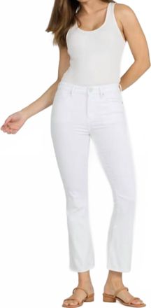Dear John Denim Jeanne Flare Leg Jeans In White
