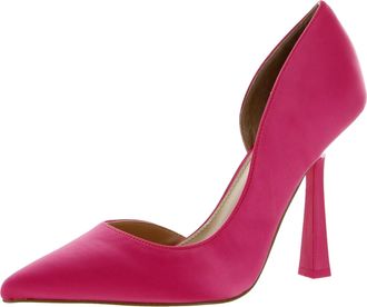 Steve Madden Damzil Pump Pink Satin DAMZ01S1-740 Womens