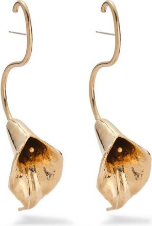 LADY GREY Calla Lily Drop Earrings in Gold at Nordstrom