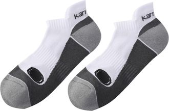 Karrimor Mens 2 Pack Running Socks Training Sports White/Grey Marl 7-11